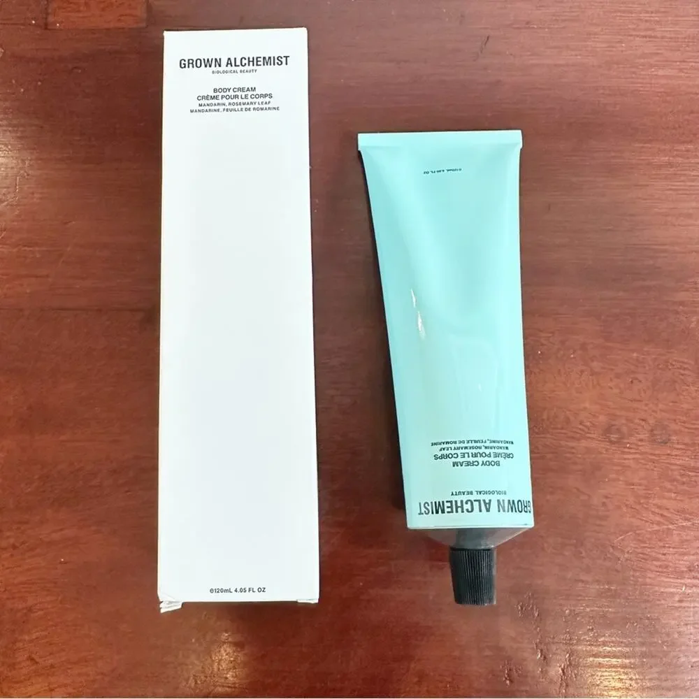 NWT GROWN ALCHEMIST 4 oz. Mandarin & Rosemary Leaf Body Cream
